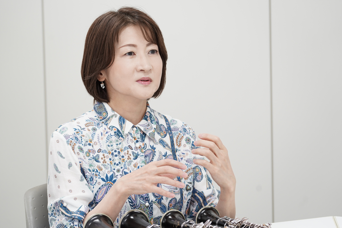 糸井裕美子 E♭クラリネット インタビュー