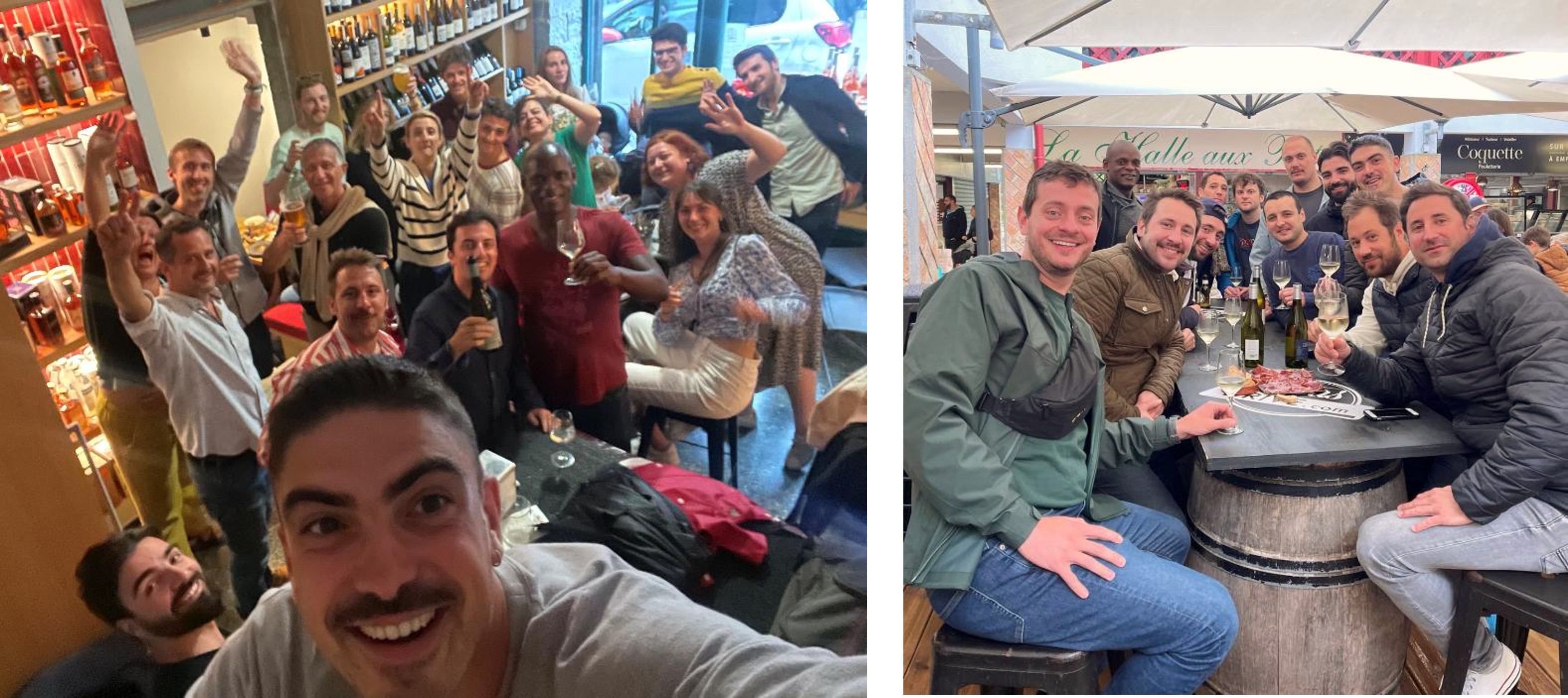 アドリアン・ジャミネ氏とトランペット奏者の友人たち