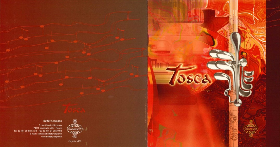 ビュッフェ・クランポンのクラリネット“トスカ”発売当時のリーフレット